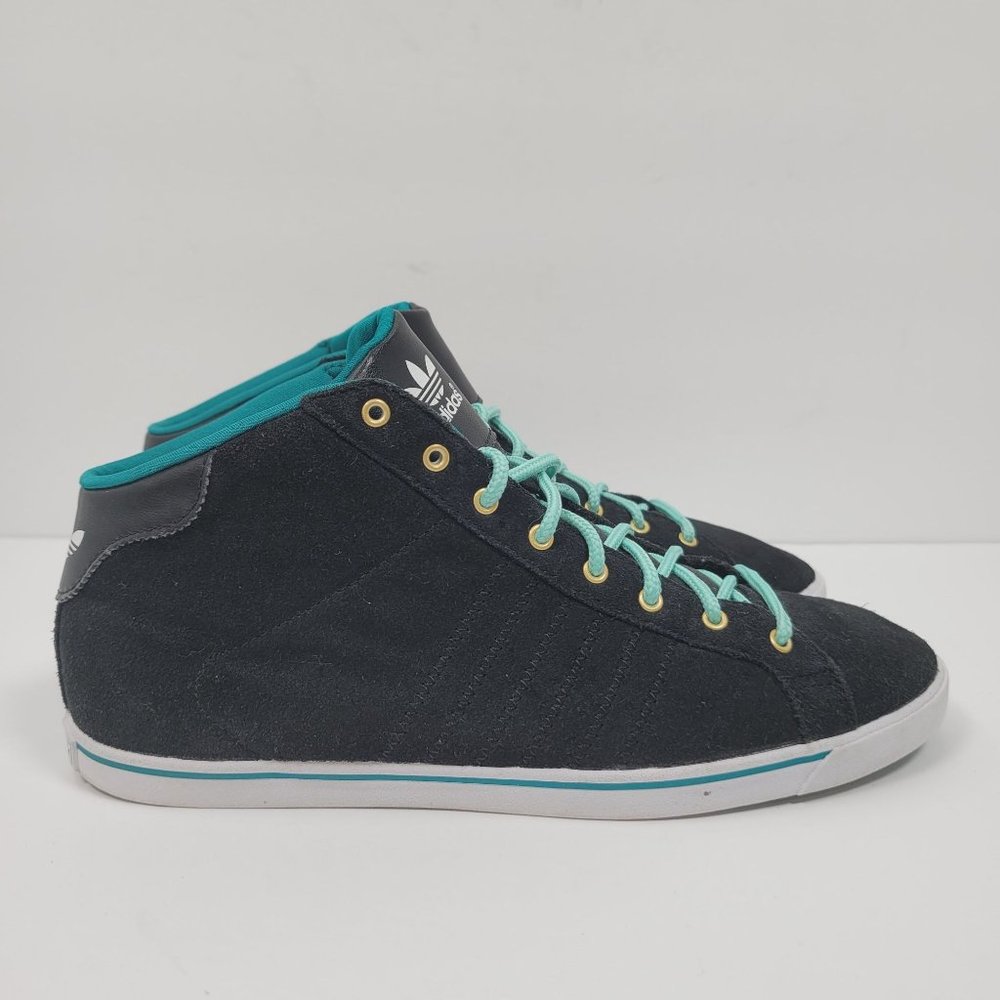 Adidas Original Court Star Slim Mid 2013 Women's Black Shoes G95592 US Size 8